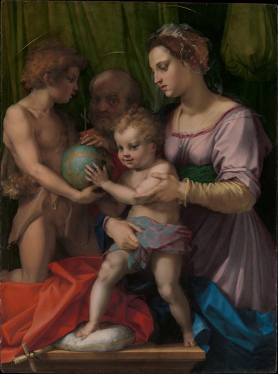 The Holy Family with Saint John the Baptist by Andrea del Sarto